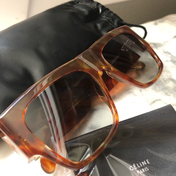 NEW Celine Cl500561 Flat Top Sunglasses - Picture 3 of 6